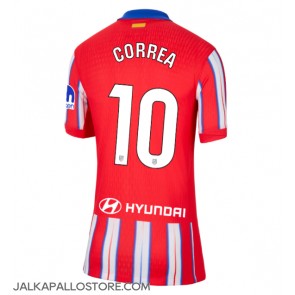 Atletico Madrid Angel Correa #10 Kotipaita Naisten 2024-25 Lyhythihainen